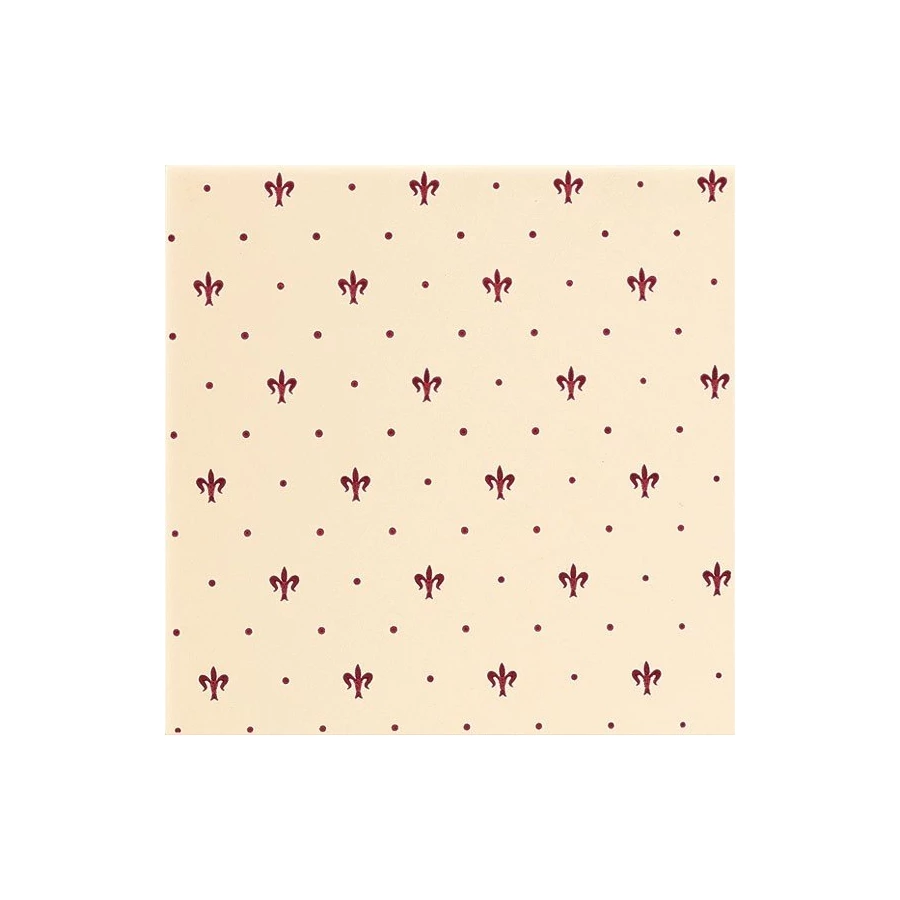 Плитка настенная Ape Ceramica Noblesse Lord Knight Burdeos глянцевая бордовая 4538111071 20х20 см