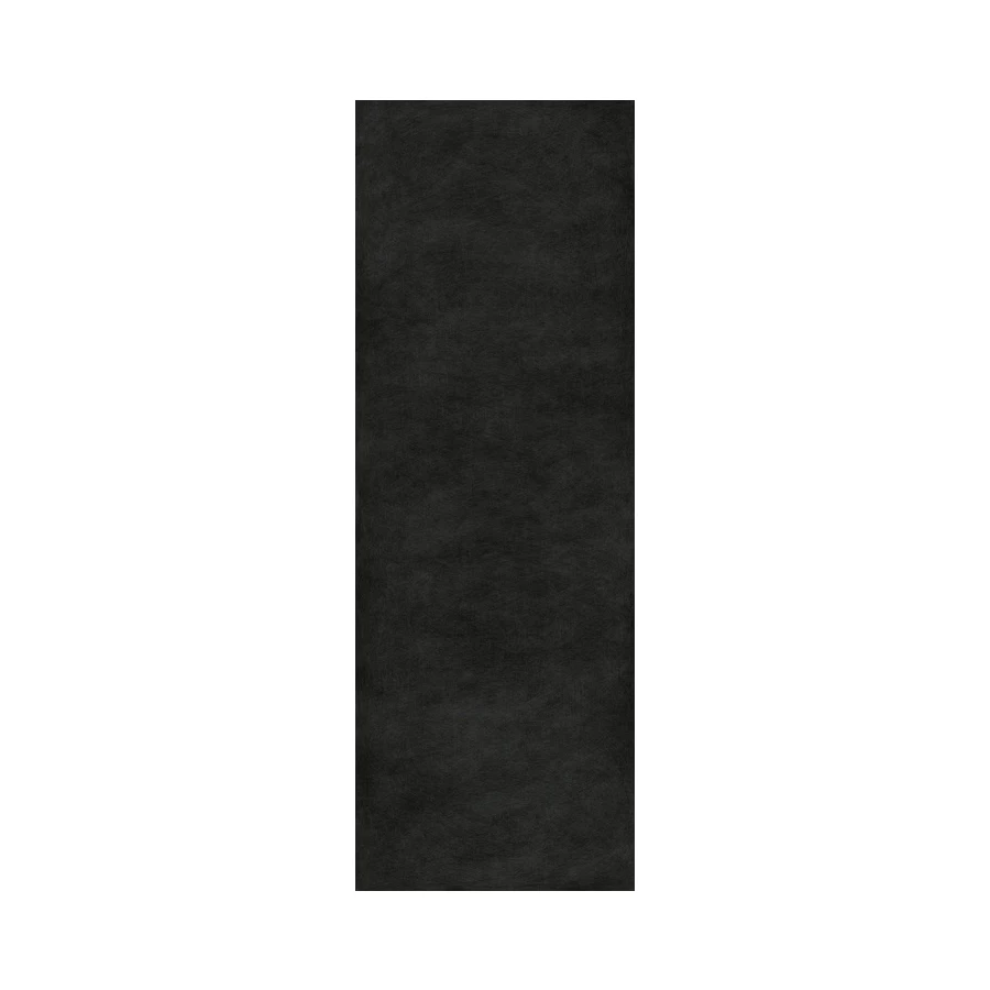 Керамогранит Laminam Seta Liquorice 3,5 мм матовый черный LAMF007465 300х100 см
