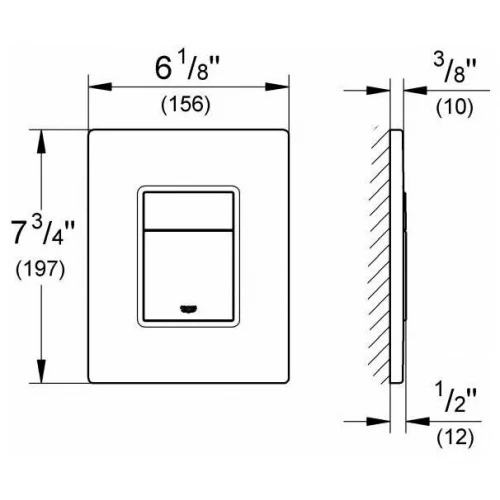 Клавиша смыва Grohe Skate Cosmopolitan 38732GN0