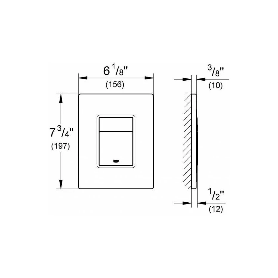 Клавиша смыва Grohe Skate Cosmopolitan 38732GN0