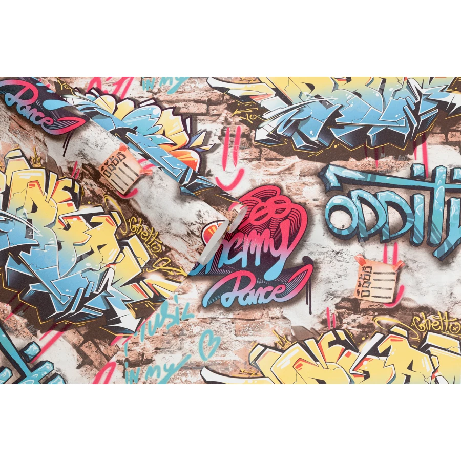 Обои флизелиновые Palitra Home HomeColor Daim красные HC71906-54 1,06х10,05 м