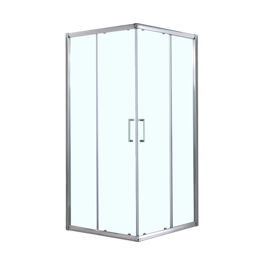 Душевое ограждение Azario Greenwood без поддона прозрачное стекло 6 мм цвет профиля серебро AZ-NNE1142 800 80х80х185 см