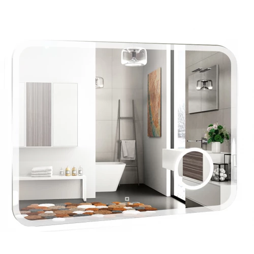 Зеркало Azario Эльза c подсветкой и диммером сенсорный выключатель ФР-00002157 91.5х68.5 см