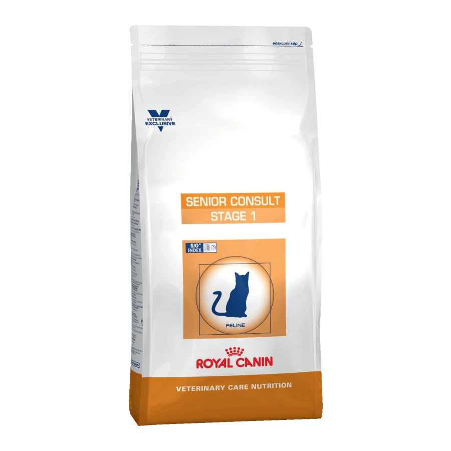 Корм Royal Canin vd senior consult stage 1 ветеринарная диета для кастрированных котов и стерилизованных кошек от 7 до 10 лет без признаков старения 1,5 кг