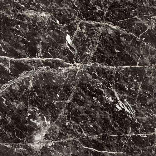 Керамогранит Керамин Найт подполированный черный 60х60 см