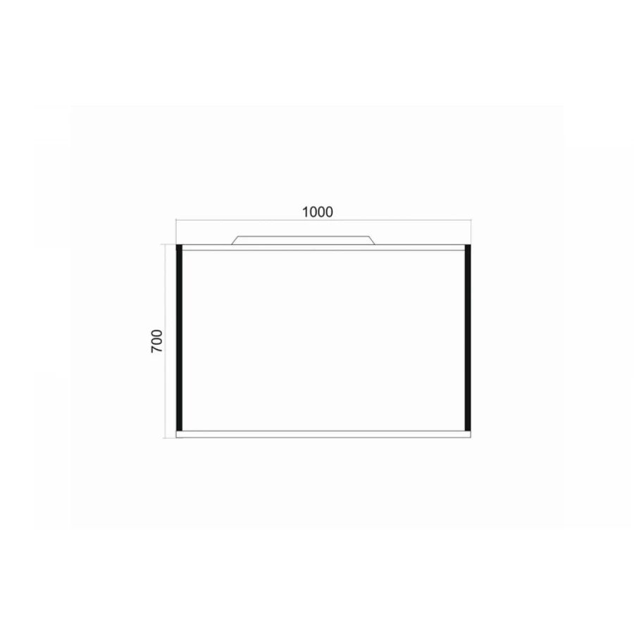 Зеркало с подсветкой MixLine Бруклин-100 дуб бунратти 543585 100х70 см