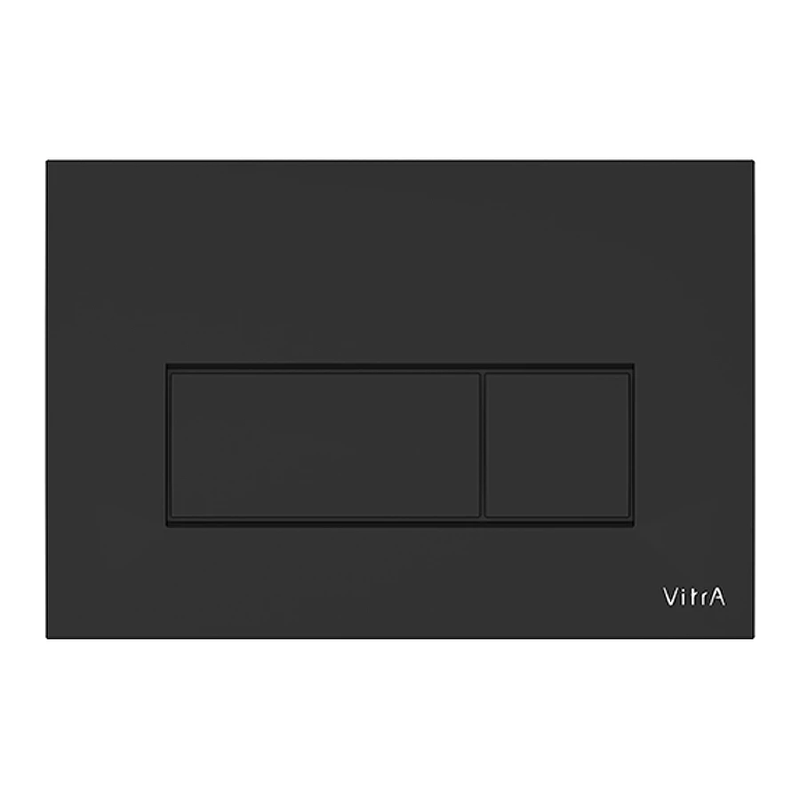 Панель смыва Vitra Root Square матовый черный 740-2311