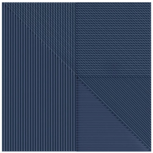 Плитка настенная Harmony Peronda Линс Навы / Lins Navy глянцевая синяя 31686 20х20 см