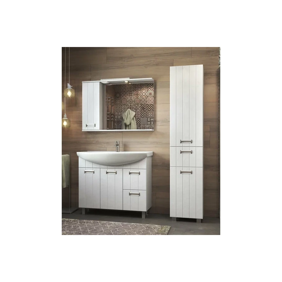 Зеркало шкаф Vigo Diana 1000 навесной левый со спотом z.DIA.100.L.El 100x70 см