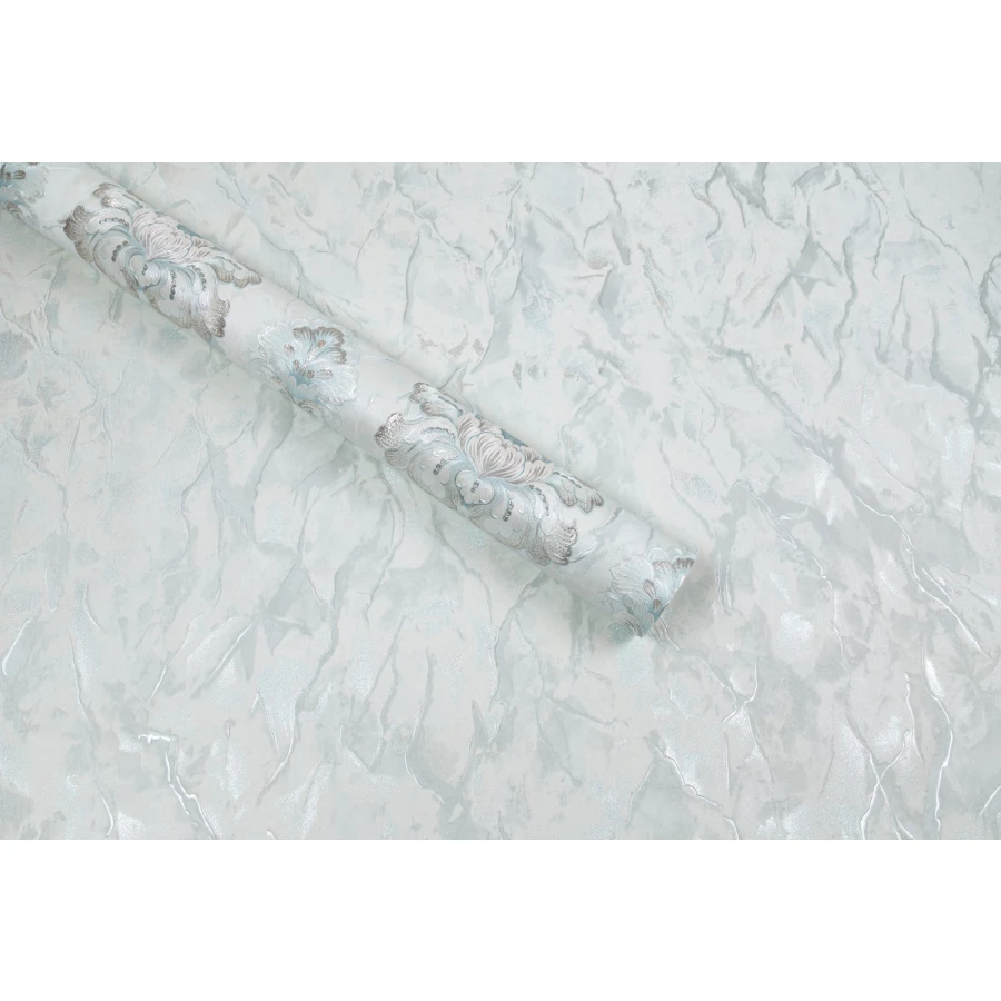 Обои флизелиновые Palitra Life Bergamo Палитра бирюзовые PL72287-16 1,06х10,05 м