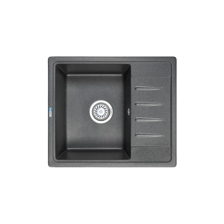 Кухонная мойка Granula Standart 5803, ГРАФИТ 58х50 см