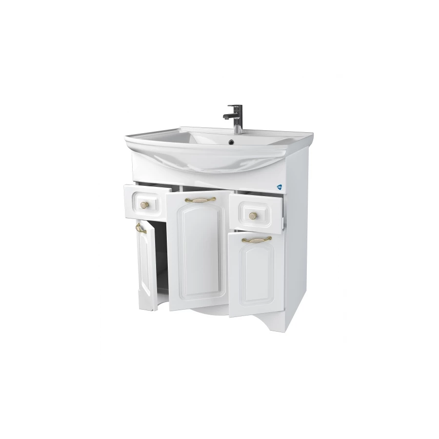 Тумба под умывальник АВН Анна 75 58.06 белый