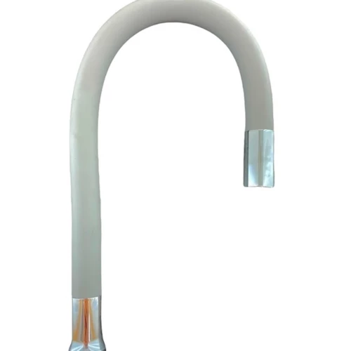 Излив Славен гибкий силикон с аэратором серый СЛ-ЗП-113