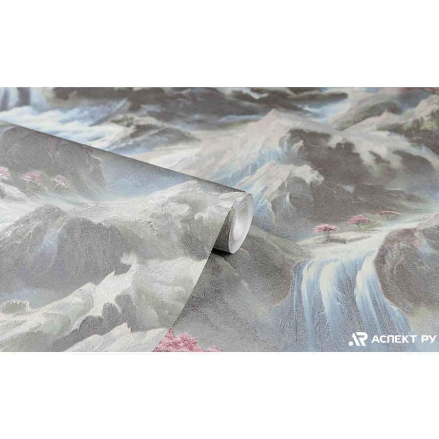 Обои флизелиновые Аспект Олимп розовые 70690-67 1,06х10,05 м