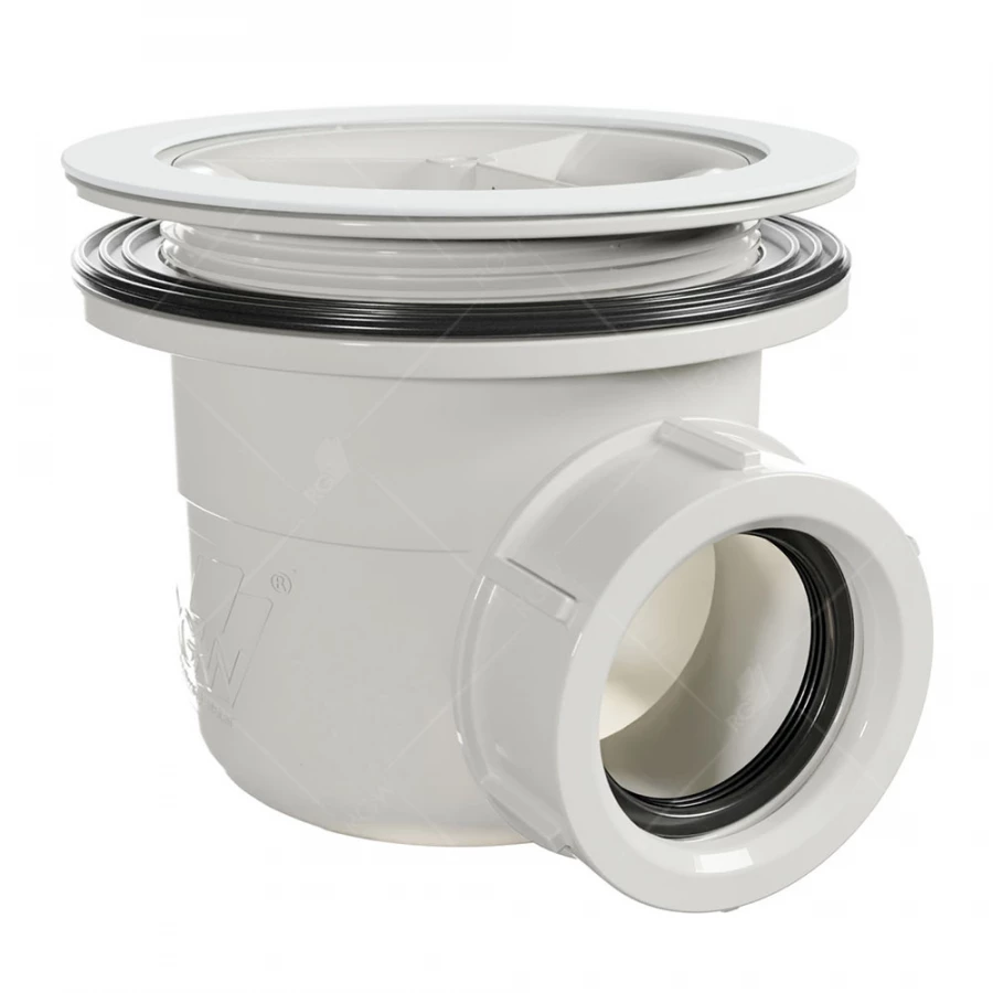 Сифон для душевых поддонов RGW S-010-1 Волна бетон 502411101-10 90 мм