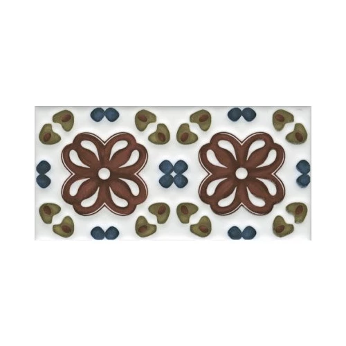 Декор Kerama Marazzi Клемансо орнамент STG\B616\16000 7,4х15 см