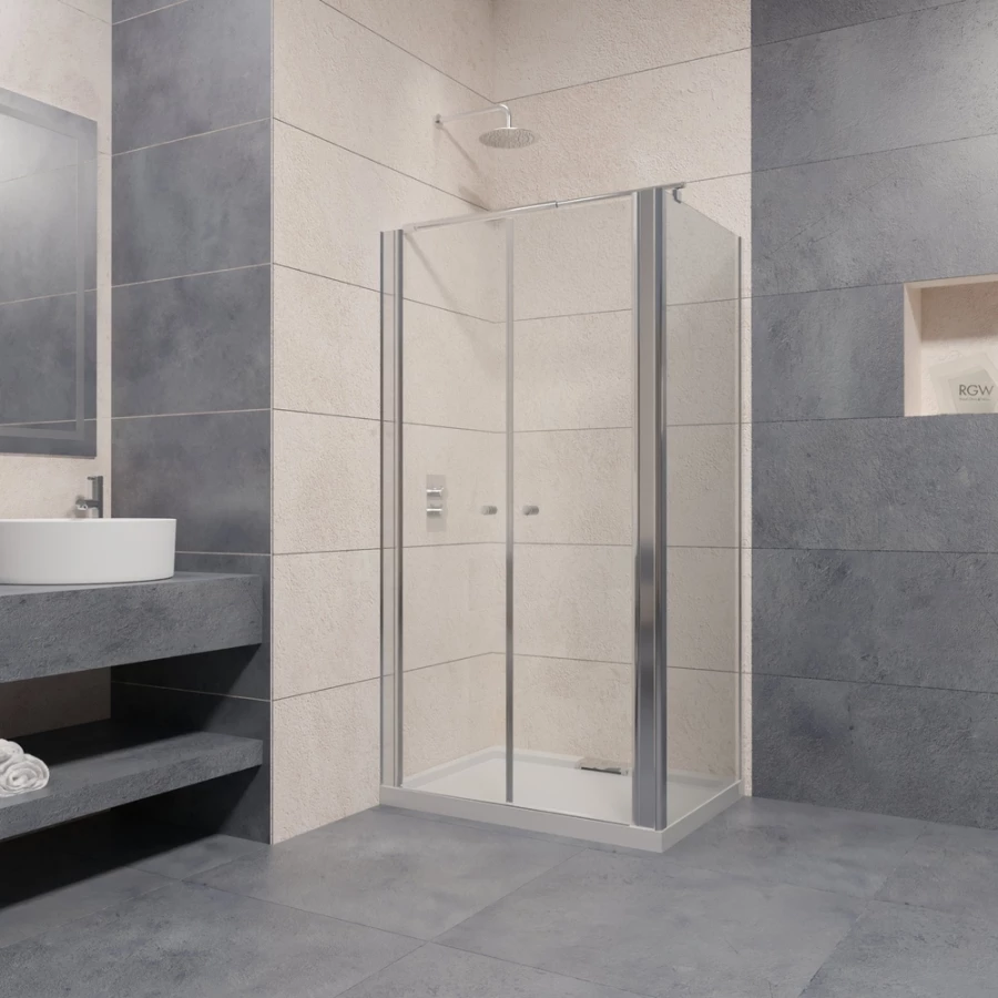 Душевой уголок RGW PA-47 PA-04 + Z-12 + A-11 + держатель Прозрачное 04084727-11 120х70 см