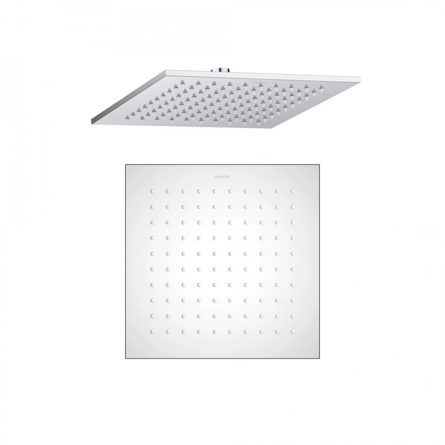 Квадратный верхний душ Aquatek AQ2076CR 250*250*7 мм