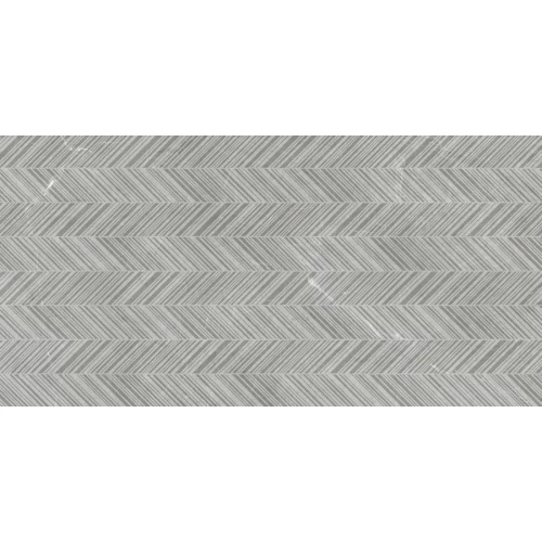 Плитка настенная Living Ceramics Vonn Grey Leaf Ductile матовая серая LV10037 120х60 см