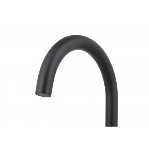 Смеситель для кухни Aquatek Вега полукруглый излив матовый черный AQ1082MB