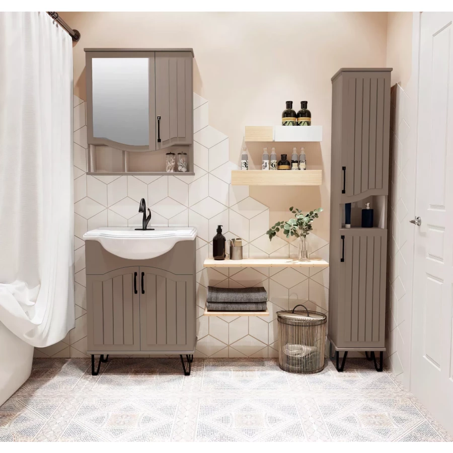 Пенал Runo Марсель 30 правый 00-00001222 30x179 см