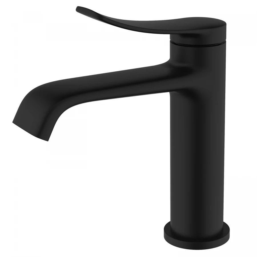 Смеситель для раковины Azario Ability керамический картридж без донного клапана черный AZ-VQR168331PA