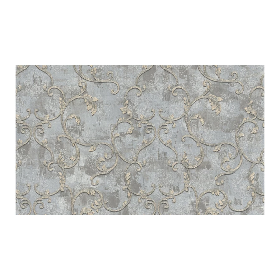 Обои флизелиновые Аспект Ницца серые 70331-42 1,06х10,05 м