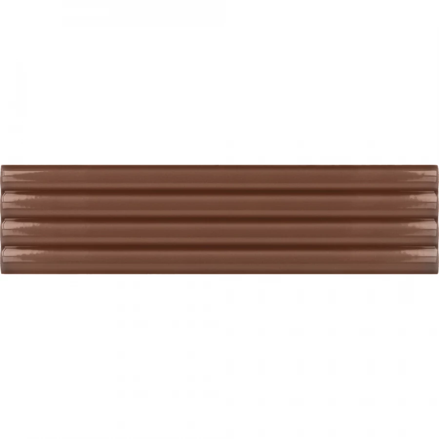 Керамический декор Equipe Costa Nova Onda Terra Glossy 28495 20х5х0,83 см