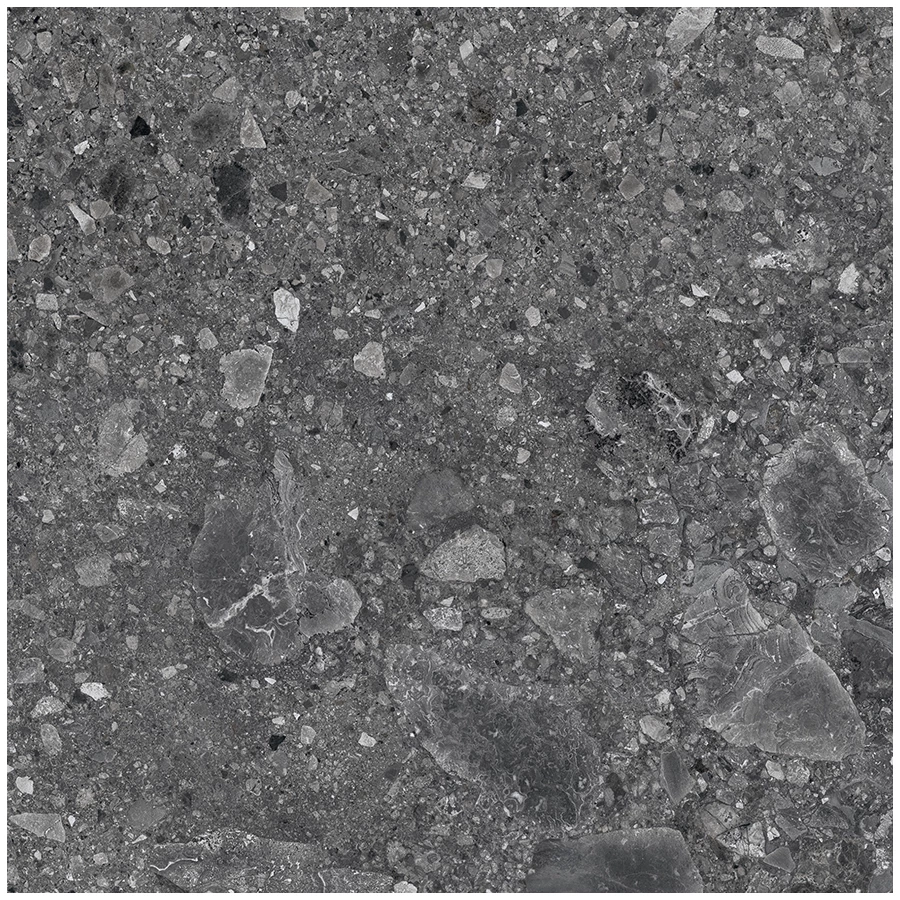 Керамогранит Laparet Ceppo Nero PRO структурный R11Soft STR матовый графитовый 60х60 см