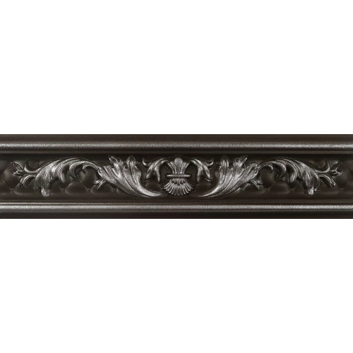 Бордюр Delacora Moncada Black Roseton BW0ROS99 6х25 см