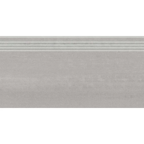 Ступень из керамогранита Kerama Marazzi Про Дабл матовая серая DD201120R/GR 60х30 см