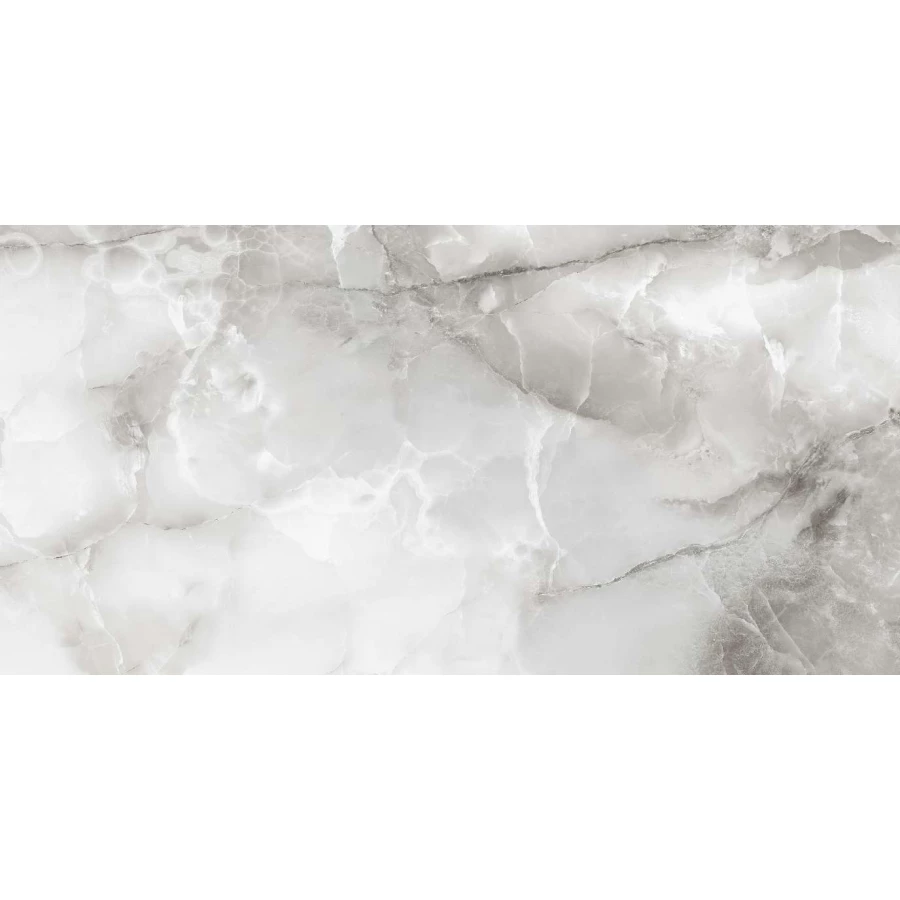 Керамогранит Planet Ceramics UKDD 72 глянцевый серый 120х60 см