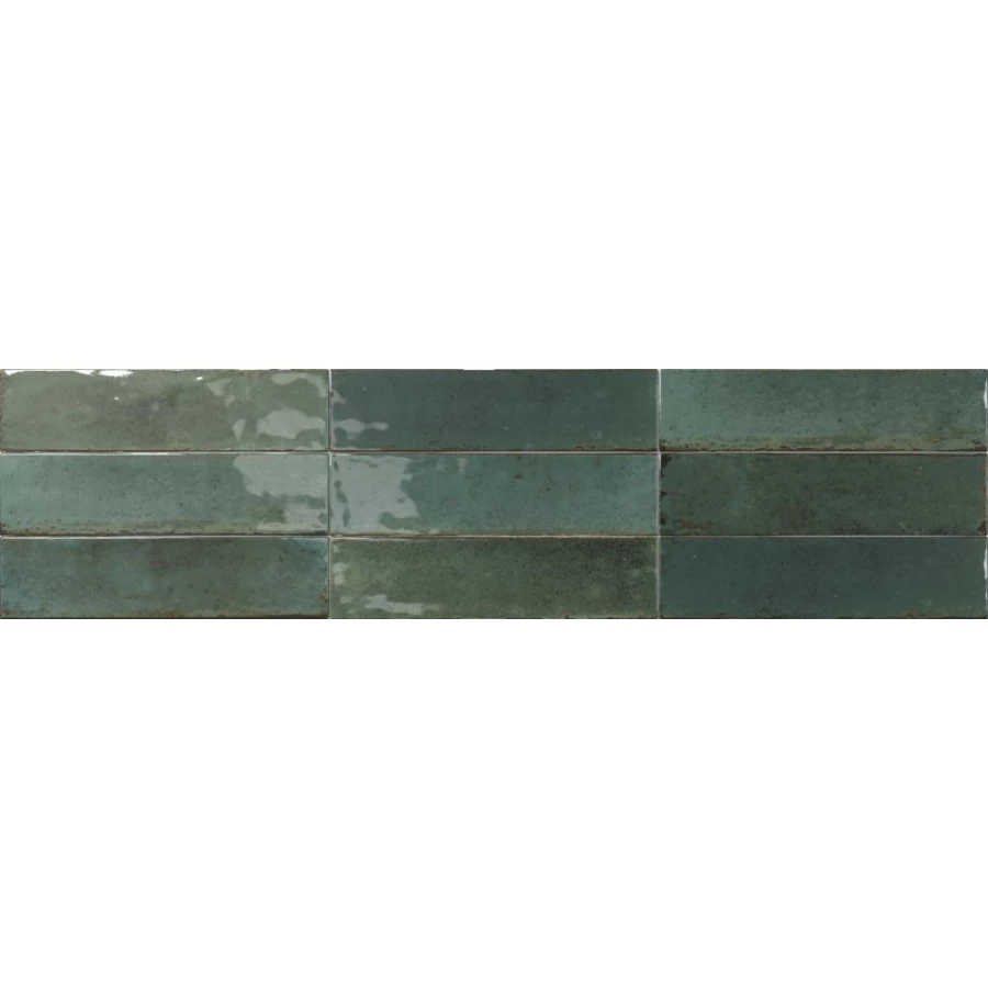 Керамогранит Dune Ceramica Agadir Selva глянцевый зеленый 188570 28х7 см
