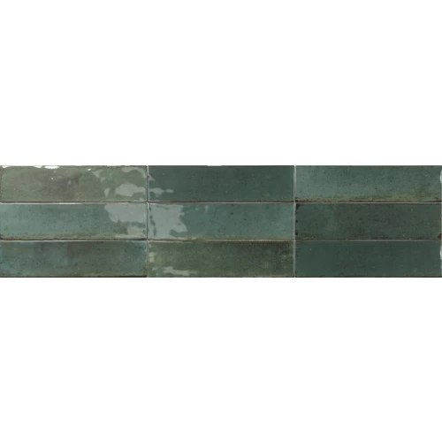 Керамогранит Dune Ceramica Agadir Selva глянцевый зеленый 188570 28х7 см