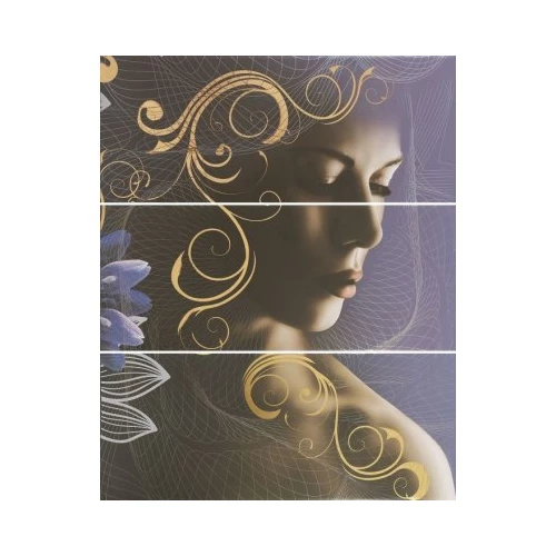 Панно Gracia Ceramica Gracia violet фиолетовый 02 60x75 см