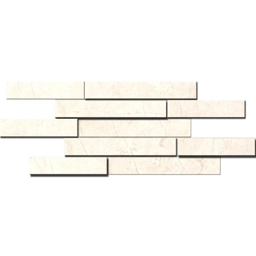 Мозаика Estima Marmulla MA02 Muretto 3D неполированная полированная 10 мм 34995 78,5х28 см