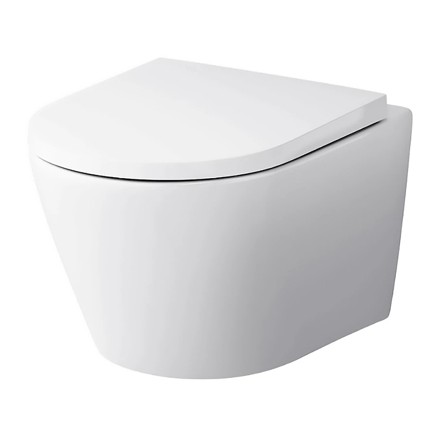 Унитаз подвесной Am Pm Sense FlashClean с сиденьем микролифт C741701SC