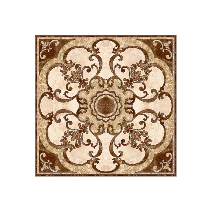 Панно напольное InterCerama Emperador коричневый (компл. из 4-х шт.) 86*86 см