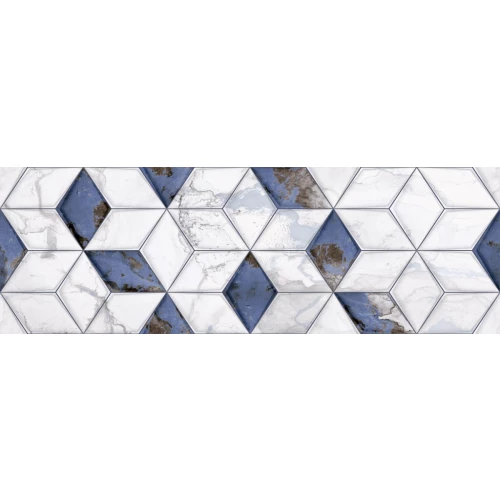 Плитка настенная Primavera Tiziana Aqua Decor 04 glossy DG05-04 90х30 см
