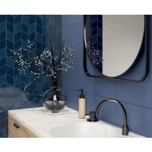 Плитка настенная Ceramika Paradyz Nightwi Blue Rekt 75х25 см