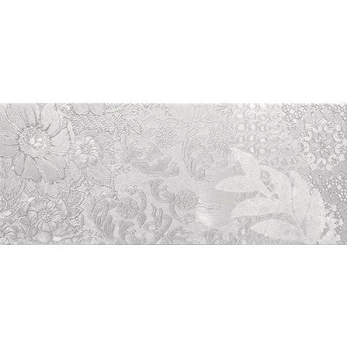 Плитка настенная Unicer Cosmos Decor Calma 2 Plata глянцевая серая 58х23,5 см