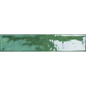 Плитка настенная Monopole San Remo Emerald глянцевая изумрудная 25x5 см