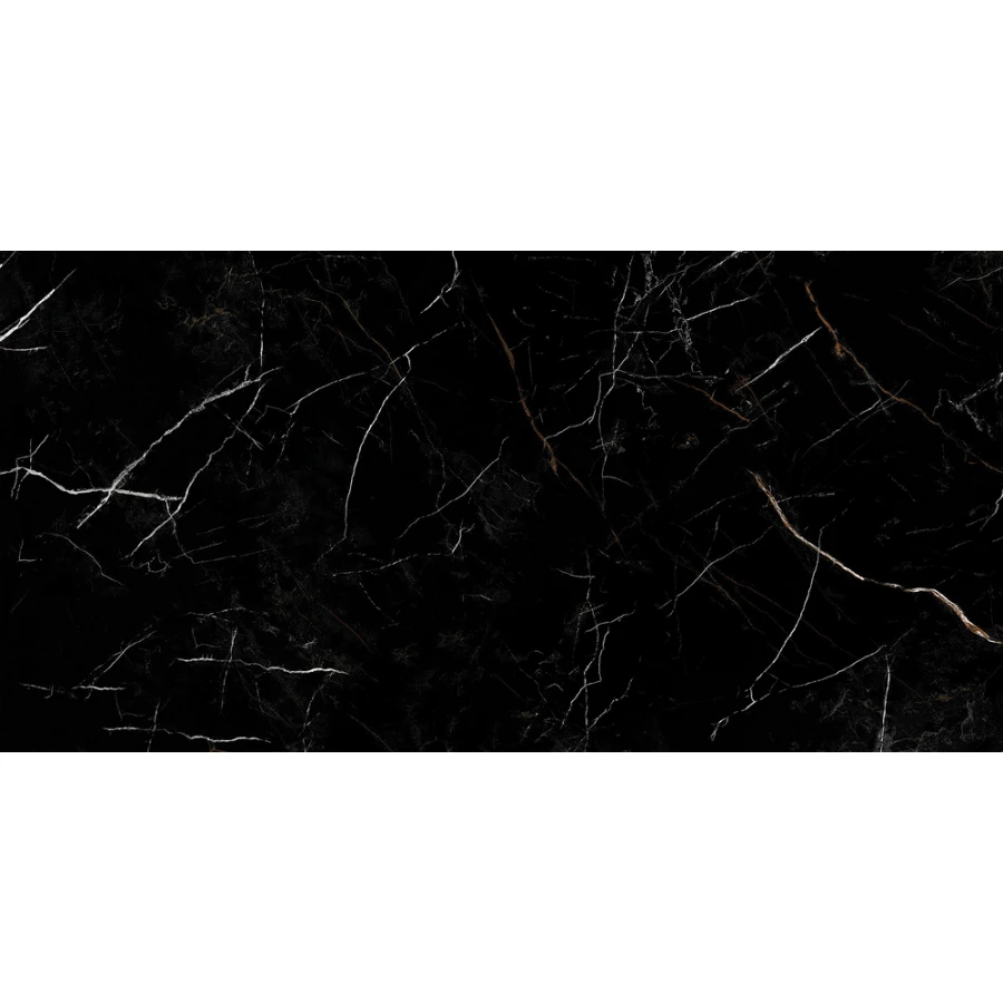 Керамогранит Cersanit Nero полированный HG черный ректификат A17442 120х60 см