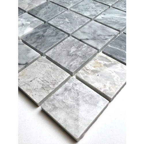 Мозаика Bonaparte Каменная мозаика Italy Grey-48 Pol 48x48 серая 30,5х30,5 см