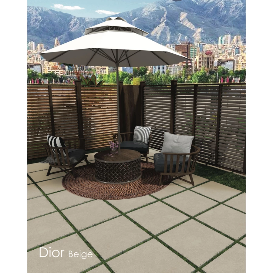 Керамогранит Meili Ceramica Dior Beige матовый бежевый 60х60 см