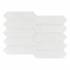Плитка настенная Smile Tile Picket Bianco / Пиcкет Бианcо глянцевая белая 38865696 30х7,5 см