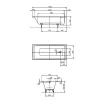 Стальная ванна Kaldewei Puro easy-clean mod 652 256200013001 170x75 см