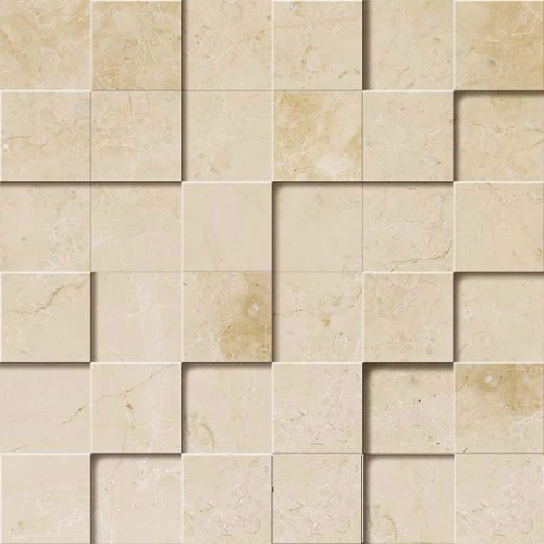 Керамогранит Marmocer Artwall 005 3d5050 Pattern Latte глянцевый бежевый 30x30 см