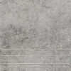 Клинкер ступени Керамин Вермонт 2 матовый серый 1,51 м2 29,8х29,8 см