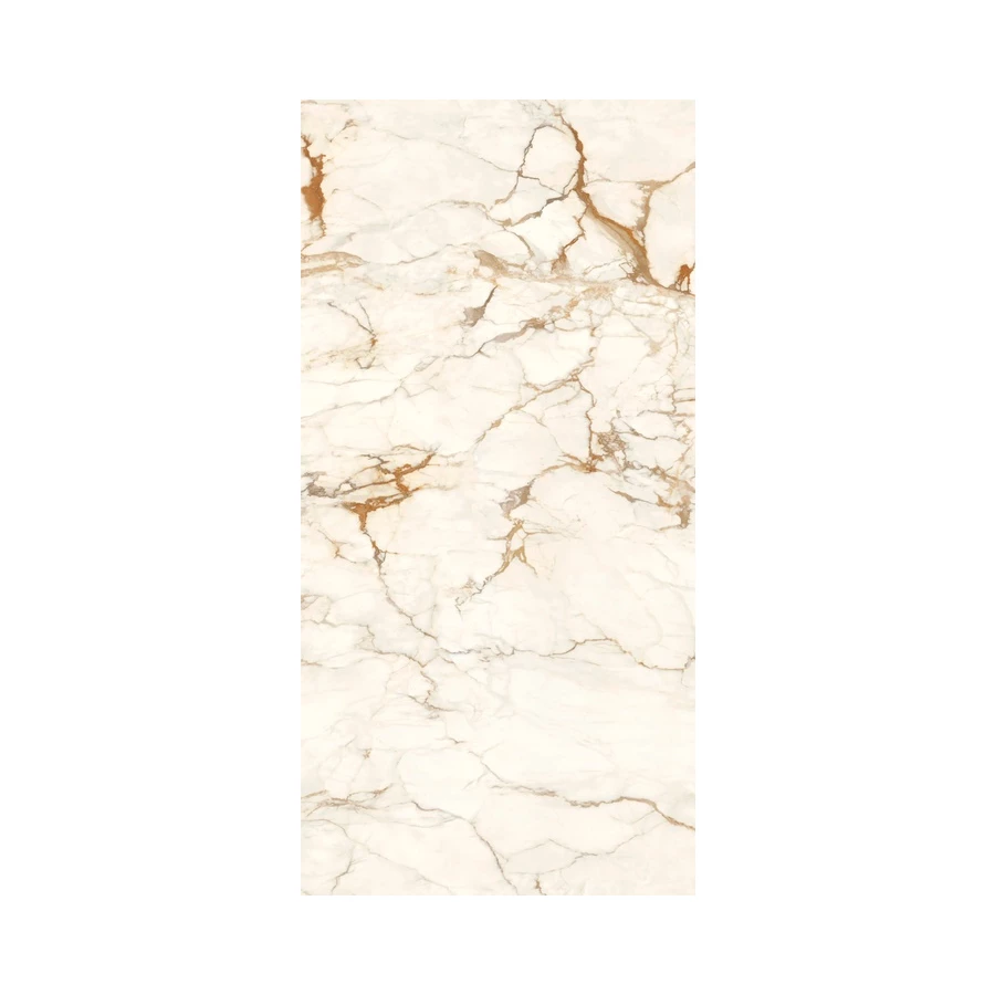 Керамогранит Ariostea Ultra Marmi Calacatta Macchia Vecchia Lucidato Shiny 6 мм глянцевый кремовый UM6L300575 300х150 см